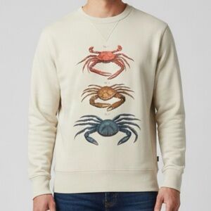 Todd Snyder + John Derian collaborate to create this whimsical, fun sweatshirt.